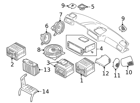 Sound System for 1998 Volvo V70 #0