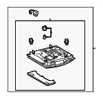 6365033491A0 - : Console Assembly for Lexus: ES300h, ES350 Image