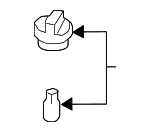 8193612150 - Body: Map Lamp Bulb for Lexus: ES300h, ES350, HS250h, IS200t, IS250, IS300, IS350 Image