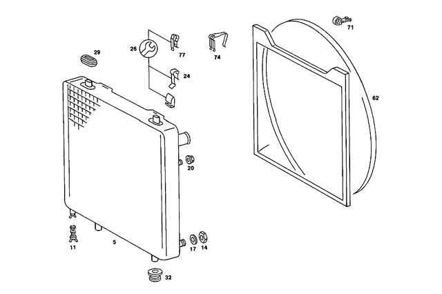 2015040046 - : Bracket for Mercedes-Benz Image