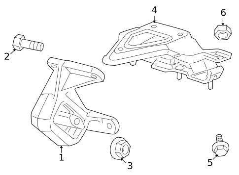 Engine & Trans Mounting for 2009 Dodge Dakota #0