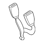 20386020699C94 - Electrical: Buckle for Mercedes-Benz Image