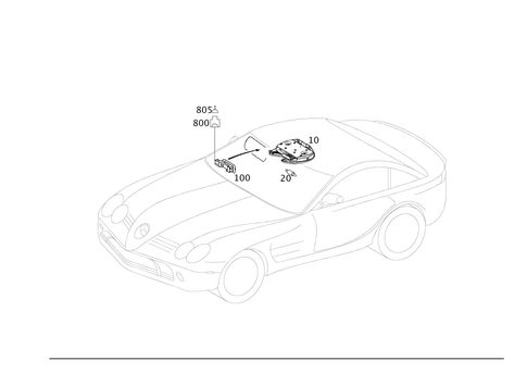 Interior Lamps for 2009 Mercedes-Benz SLR McLaren #0