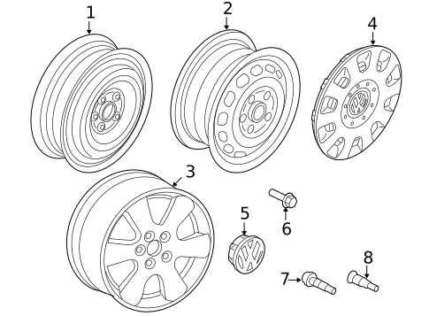 Wheels for 2006 Volkswagen GTI #3