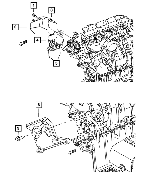« 4578331AA – 3.5L Gas; Engine : Thermique Ecran, Côtés Droit &amp; Gauche pour Mopar Image »