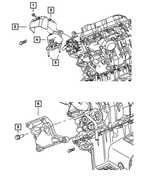 4578331AA - 3.5L Gas; Engine: Heat Shield, Left for Mopar Image