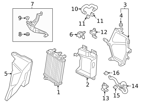 Radiator & Components for 2013 Audi A8 Quattro #0