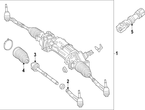 Steering Gear & Linkage for 2021 Mercedes-Benz C63 AMG #1