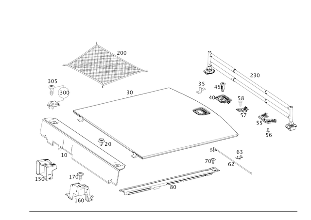 3307 - Trim and Lining: Hexalobular Screw for Mercedes-Benz Image image