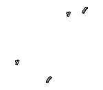 7403A106 - Body: Drip Molding Clip for Mitsubishi: Outlander Image