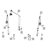 6QP81JXWAA - : Buckle Half Seat Belt for Mopar Image