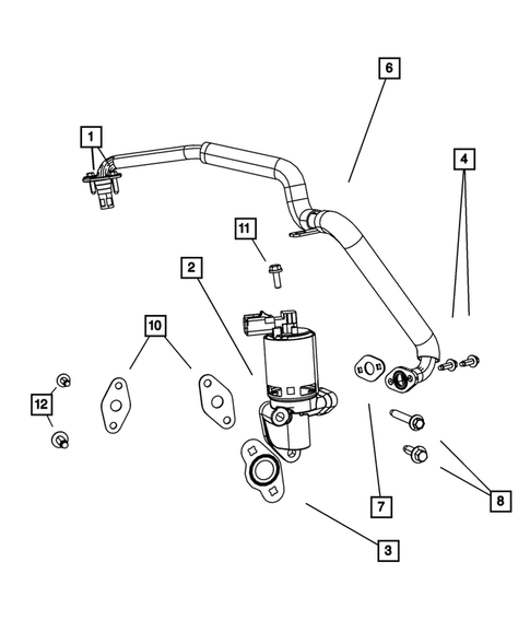 EGR System for 2007 Jeep Wrangler #0