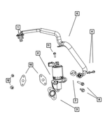 4861674AB - Emission Systems: Valve Assy-egr Valve Assy for Chrysler: Pacifica | Jeep: Wrangler Image