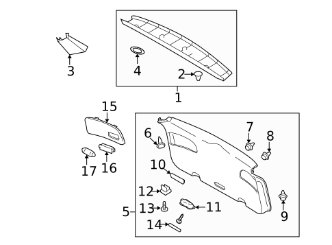 Interior Trim for 2013 Subaru Tribeca #0