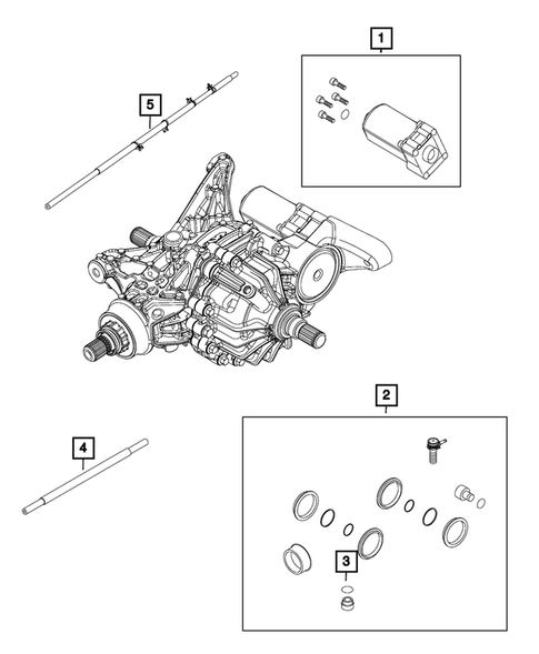 Rear Axle; Housing, Differential and Vent for 2016 Jeep Renegade #0