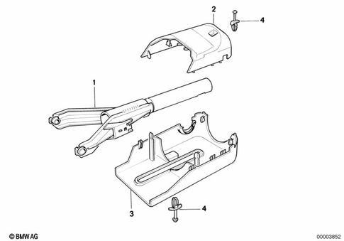 Steering Column for 1992 BMW 740i #8