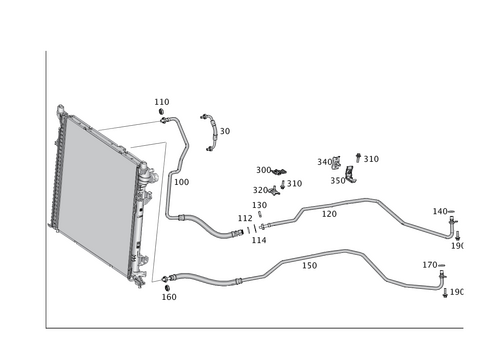 Transmission Cooling for 2017 Mercedes-Benz GLE550e #0