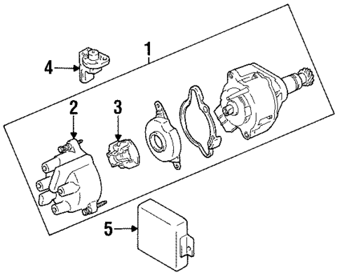 Powertrain Control for 1997 Suzuki X-90 #0