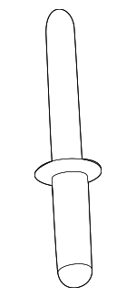 11602752 - : Side Rail Stud for GM Image