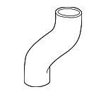 9161091 - Cooling System: Lower Hose for Volvo: 850, C70, S70, V70 Image