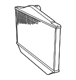 9492730 - Cooling System: Inter-cooler for Volvo: 850, C70, S70, V70 Image