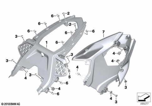 Rear Wheel Cover, License Plate Bracket for 2022 BMW-Motorrad M 1000 RR #4