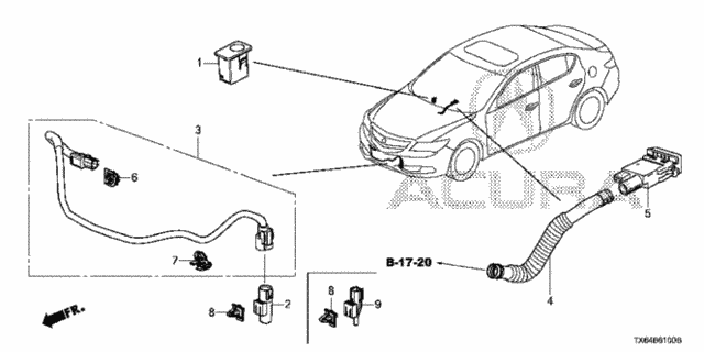 A/C Sensor for 2014 Acura ILX #0