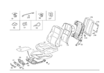 29884878 - Front Seats: Clamp for Mercedes-Benz Image