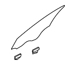 82410T1010 - Body: Movable Glass for Hyundai Image