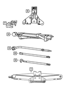 68068845AD - Wheels: Jack Tool Storage Bag for Mopar Image