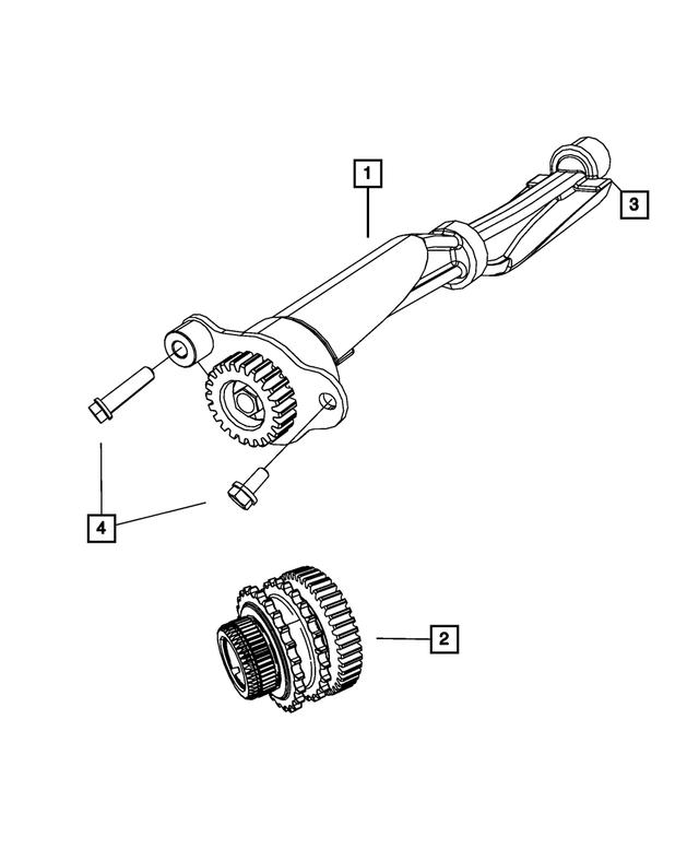 « 5083878AA – 3.7L Gas; Engine : Arbre D'équilibrage Ens Roulement pour Mopar Image »