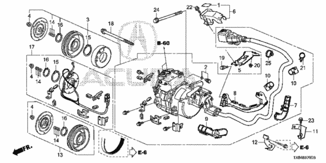 A/C Compressor for 2013 Acura ILX #0