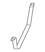 4B0201654D - Fuel System: Fuel Tank Mount Strap for Audi: A6 Quattro, Allroad Quattro, S6 Image