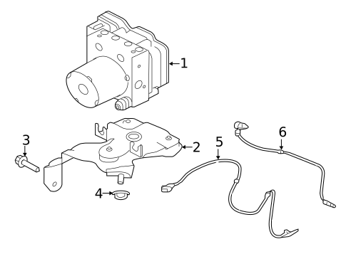 ABS Components for 2020 Jaguar F-Pace #2