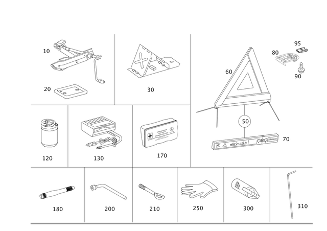 2115830041 - Tools and Accessories: Base for Mercedes-Benz Image image
