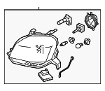 6T5Z13008B - Electrical: Headlamp Assembly for Mercury: Montego Image