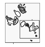 79121010D - Cooling System: Water Pump Assembly for Audi Image