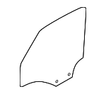 8Y5845206B - : Door Glass for Audi: A3, A3 Quattro, RS3, S3 Image