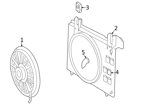 Cooling Fan for 2001 Volvo C70 #0