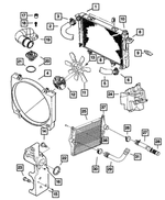 55111033AA - Cooling: Hose Clamp for Mopar Image