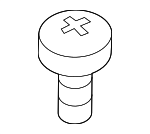 51118122522 - Body: License Plate Bracket Screw for BMW Image