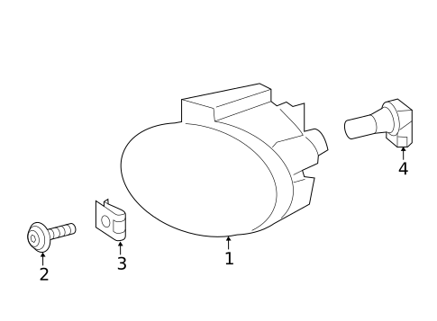Fog Lamps for 2021 Mercedes-Benz Sprinter 1500 #0