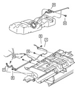 4880551AB - Fuel: Fuel Line Bundle for Mopar Image