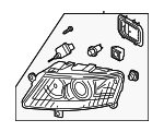 4F0941029EN - Electrical: Headlamp Assembly for Audi: S6 Image