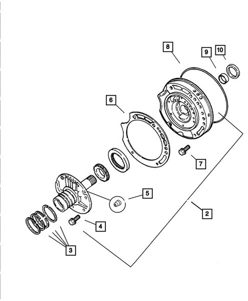 Oil Pump for 2001 Chrysler Voyager #0