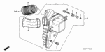 17212P2JJ00 - Electrical/Exhaust/Heater/Fuel: RUBBER, AIR CLEANER MOUNTING for Honda Image