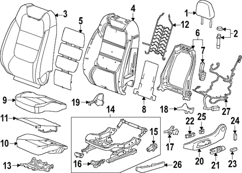 Lumbar Control Seats for 2024 Chevrolet Trax #0