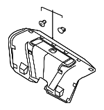 30673212 - Body: Trunk Lid Trim for Volvo: S60 Image