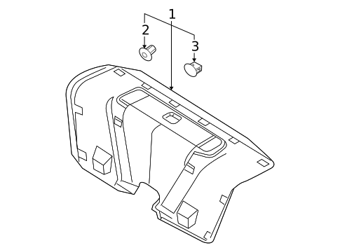 Interior Trim - Trunk for 2007 Volvo S60 #0