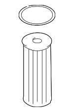 71115562A - Engine: Filter Element for Volkswagen: Beetle, CC, Eos, EuroVan, Golf, Jetta, Passat, R32 Image
